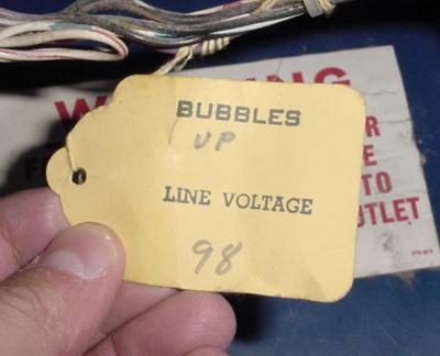 Bubbles Duramold - Strange Tag