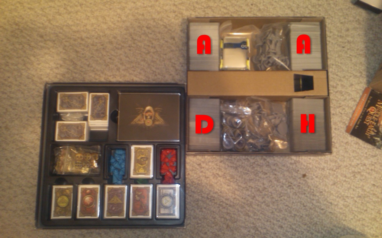 My Talisman storage layout.