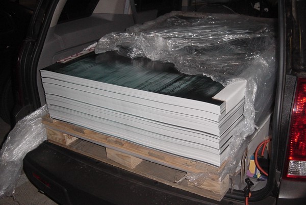 Ah, the smell of 500 posters in the morning